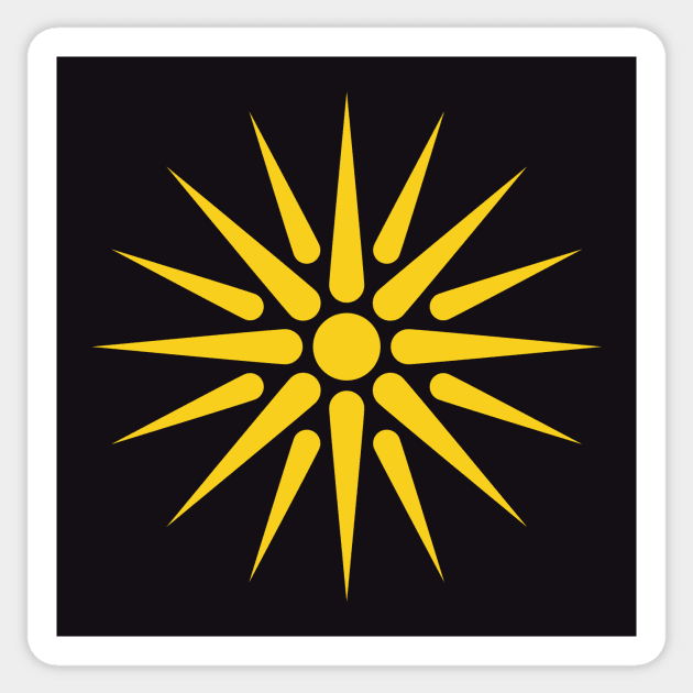 Vergina Sun Sticker by Indie Pop